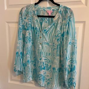 Lily Pulitzer Silk Blouse